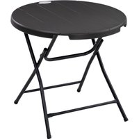 Gartentisch, Runder Klapptisch, Ø80 cm Beistelltisch Gartentisch, Runder Klapptisch, Ø80 cm Beistelltisch von Outsunny