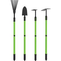 Gartenwerkzeug-Set 4 Stück Gartengeräte-Set mit Schaufel Gartenhacke Gartenwerkzeug-Set 4 Stück Gartengeräte-Set mit Schaufel Gartenhacke von Outsunny