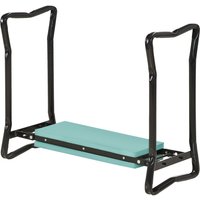 Kniebank für Gartenarbeit Klappbarer Gartenhocker Kniehilfe bis 150 kg von Outsunny