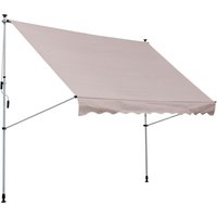 Markise Klemmmarkise Faltarm Handkurbel Balkon 3 x 1,5 m Alu Grün Markise Klemmmarkise Faltarm Handkurbel Balkon 3 x 1,5 m Alu Grün von Outsunny
