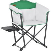 Outsunny Klappstuhl Camping  Bequemer Tragbarer Stuhl mit Getränkehalter, Oxford-Gewebe, Weiß+Grün, 83x64x90cm  Aosom.de von Outsunny