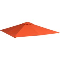 Pavillondach, Ersatzdach für Pavillon, Pavillonabdeckung, Sonnenschutz Polyester, Orange, 2,98 x 2,95 m - Orange - Outsunny von Outsunny