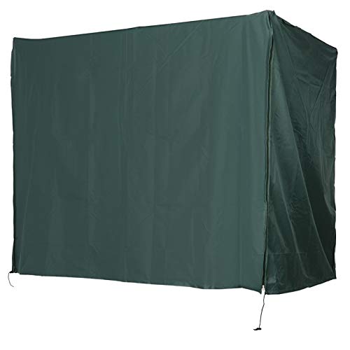 Outsunny Abdeckung für Gartenschaukel, Schutzhülle für Hollywoodschaukel, Abdeckhaube, Wasserfest, Sonnenschutz, Oxford, Grün, 205 x 124 x 164 cm von Outsunny