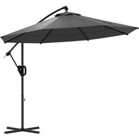 Outsunny Ampelschirm grau Metall B/H/L: ca. 293x260x293 cm von Outsunny