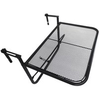 Outsunny Balkonhängetisch schwarz Metall B/H/L: ca. 56x45x60 cm Outsunny Balkonhängetisch schwarz Metall B/H/L: ca. 56x45x60 cm von Outsunny