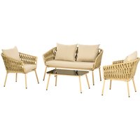 Outsunny Balkonmöbelset, LxBxH: 130 x 66 x 72 cm - bunt von Outsunny