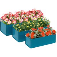 Outsunny Blumenbeete-Set mit Griff B/H/L: ca. 20x19x55 cm von Outsunny