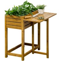 Outsunny Blumenkasten mit Arbeitsfläche von Outsunny