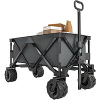 Outsunny Bollerwagen Faltbarer Handwagen 360° Gartenwagen Transportwagen mit Teleskop Griff Verstellbarer Griffhöhe Strandwagen bis 70 kg Tragkraft, Outsunny Bollerwagen Faltbarer Handwagen 360° Gartenwagen Transportwagen mit Teleskop Griff Verstellbarer Griffhöhe Strandwagen bis 70 kg Tragkraft, von Outsunny