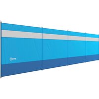 Outsunny Camping Windschutz 4 Paneele Sichtschutz mit Sichtfenster, 725 x 140 cm, Blau, inklusive Tragetasche für Strand & Camping Aosom.de Outsunny Camping Windschutz 4 Paneele Sichtschutz mit Sichtfenster, 725 x 140 cm, Blau, inklusive Tragetasche für Strand & Camping Aosom.de von Outsunny