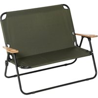 Campingstuhl 2-Sitzer klappbar bis 160 kg Grün 141 x 67 x 80 cm - Grün - Outsunny von Outsunny