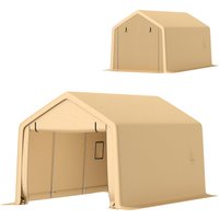 Outsunny Carport Zeltgarage 3 x 5,2 m, Außenautoparkplatz-Abdeckung, Lagerzelt mit abnehmbarem aufrollbaren Tor, Autounterstand für Auto, LKW, Boot, Gelb Aosom Outsunny Carport Zeltgarage 3 x 5,2 m, Außenautoparkplatz-Abdeckung, Lagerzelt mit abnehmbarem aufrollbaren Tor, Autounterstand für Auto, LKW, Boot, Gelb Aosom von Outsunny