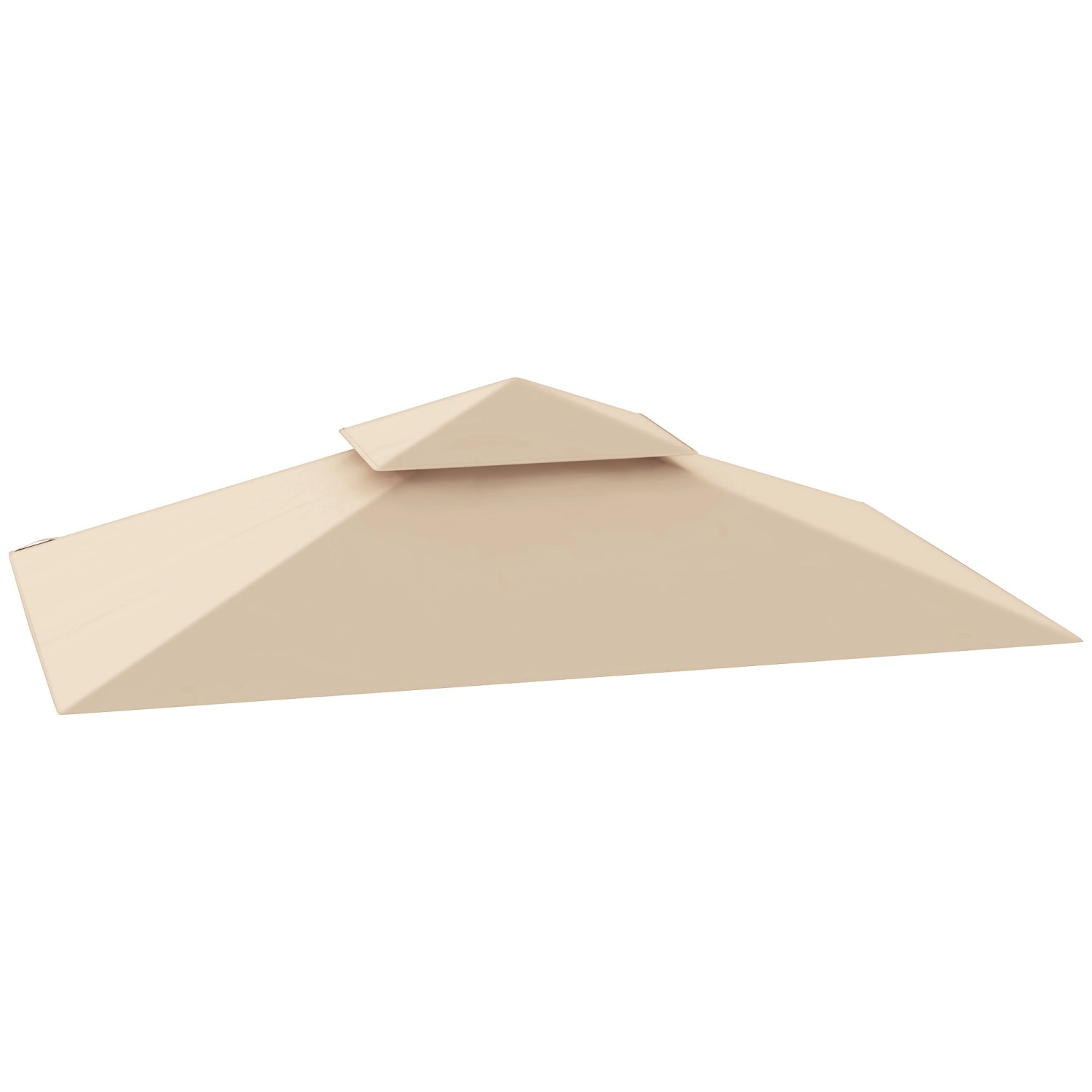 Outsunny Ersatz-Vordach Polyester Beige 244L x 152B cm von Outsunny