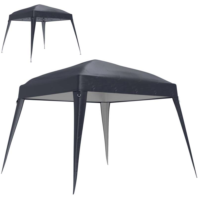 Outsunny Ersatz-Vordach Polyester  Dunkelgrau 300L x 300B cm von Outsunny