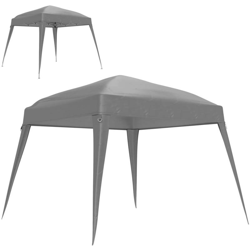 Outsunny Ersatz-Vordach Polyester  Hellgrau 300L x 300B cm von Outsunny