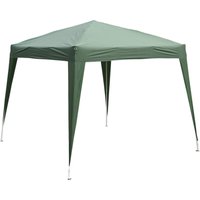 Outsunny Pavillon grün Stahl B/H/L: ca. 240x250x240 cm von Outsunny