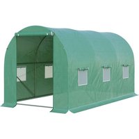 Outsunny Folien-Gewächshaus, BxHxL: 200 x 190 x 400 cm - gruen von Outsunny