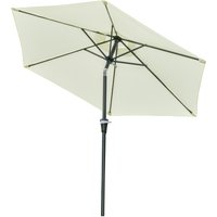 Outsunny Garten-Sonnenschirm Hexagonal neigbarer Sonnenschirm Ø 2,3 x 2,16H m Metall dichtes Polyester-Gewebe Creme Aosom Outsunny Garten-Sonnenschirm Hexagonal neigbarer Sonnenschirm Ø 2,3 x 2,16H m Metall dichtes Polyester-Gewebe Creme Aosom von Outsunny