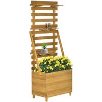 Outsunny Gartenbeet mit Rankgitter B/H/L: ca. 39x160x63 cm Outsunny Gartenbeet mit Rankgitter B/H/L: ca. 39x160x63 cm von Outsunny
