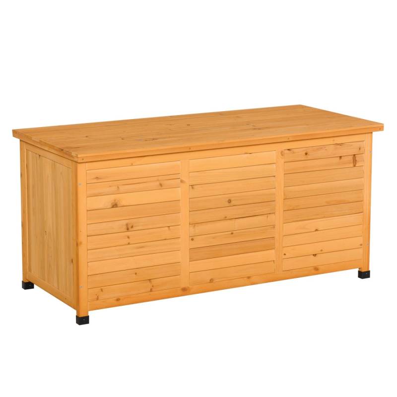 Outsunny Gartenbox 127 x 56 x 60 cm Gelb Outsunny Gartenbox 127 x 56 x 60 cm Gelb von Outsunny