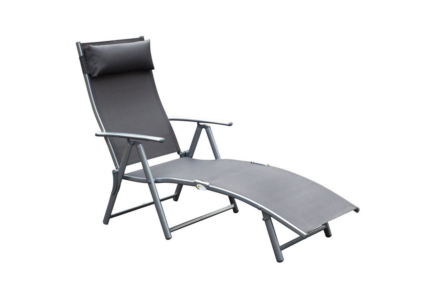 Outsunny Gartenliege Gartenliege mit Kissen von Outsunny