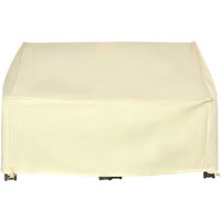 Outsunny Gartenmöbelabdeckung Abdeckhaube Abdeckplane wasserdicht 140L x 84B x 56/94H cm Oxford mit hoher Dichte 600D Beige   Aosom von Outsunny