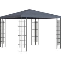 Outsunny Gartenpavillon 3x3m stabiles Partyzelt Festzelt Gartenzelt aus Stahl & Polyester in Grau für Gartenfeiern & Veranstaltungen   Aosom.de von Outsunny
