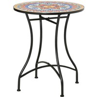 Outsunny Gartentisch, LxBxH: 60 x 60 x 71 cm - bunt von Outsunny