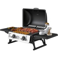 Outsunny Gasgrill 5,6 KW Gas-Grill inkl 2 Edelstahl-Brenner klappbar Seitenablagen Druckminderer Gasschlauch Deckel Thermometer, BBQ Gartengrill für Balkon, Camping-Grill 101 x 48 x 41 cm Aosom Outsunny Gasgrill 5,6 KW Gas-Grill inkl 2 Edelstahl-Brenner klappbar Seitenablagen Druckminderer Gasschlauch Deckel Thermometer, BBQ Gartengrill für Balkon, Camping-Grill 101 x 48 x 41 cm Aosom von Outsunny