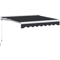 Outsunny Gelenkarmmarkise 2,5 x 2 m Elektrische Markise mit Handkurbel, Fernbedienung Wandmontage Sonnendach Balkonmarkise für Garten Alu Grau Outsunny Gelenkarmmarkise 2,5 x 2 m Elektrische Markise mit Handkurbel, Fernbedienung Wandmontage Sonnendach Balkonmarkise für Garten Alu Grau von Outsunny