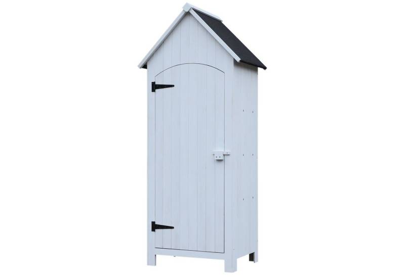 Outsunny Gerätehaus Gartenschrank mit Bitumenpappe, BxT: 54.2x77.5 cm von Outsunny