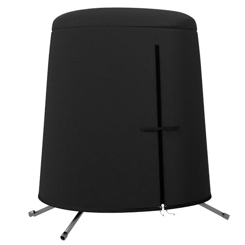 Outsunny Hängesessel Abdeckung Outdoor Wasserdicht Schutzhülle mit UV-Schutz Schutzplane für Hängekorb Schwingsessel Hängestuhl 300D Oxford Ø196 x 230H cm von Outsunny