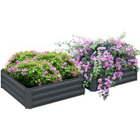 Outsunny Hochbeet 2er Set Outsunny Hochbeet 2er Set von Outsunny