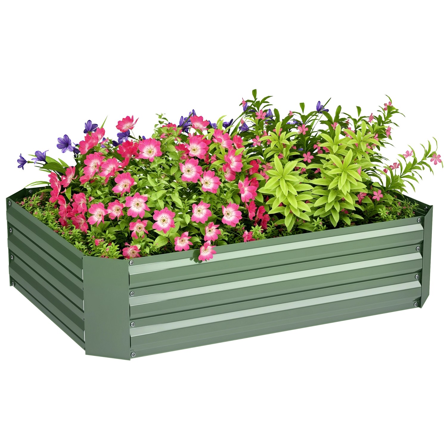 Outsunny Hochbeet Stahl Dunkel 120B x 90T x 30H Outsunny Hochbeet Stahl Dunkel 120B x 90T x 30H von Outsunny