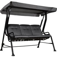 Outsunny Hollywoodschaukel 3-Sitzer Gartenschaukel mit verstellbarem Sonnendach, Textiline Grau 200 x 120 x 170 cm für Garten & Terrasse Aosom.de Outsunny Hollywoodschaukel 3-Sitzer Gartenschaukel mit verstellbarem Sonnendach, Textiline Grau 200 x 120 x 170 cm für Garten & Terrasse Aosom.de von Outsunny
