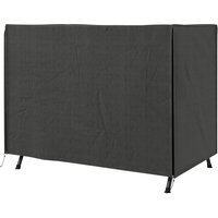 Outsunny Hollywoodschaukel Abdeckung 3 Sitzer, Wasserabweisend Winterfest Schutzhülle für Gartenschaukel, UV-Beständig Abdeckplane, Abdeckhaube, Reißfest 600D Oxford Gewebe, 205x124x164cm Dunkelgrau   Aosom von Outsunny