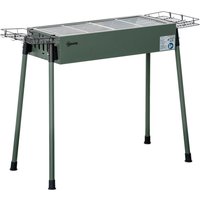 Outsunny Holzkohlegrill Stahl B/H/L: ca. 30x70x77 cm von Outsunny