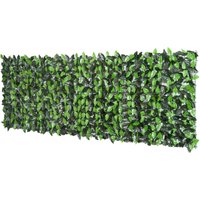 Outsunny Künstliche Hecke grün Kunststoff H/L: ca. 100x300 cm von Outsunny