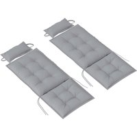 Outsunny Liegenauflage 2er Set hellgrau Polyester B/H/L: ca. 50x5x116 cm Outsunny Liegenauflage 2er Set hellgrau Polyester B/H/L: ca. 50x5x116 cm von Outsunny