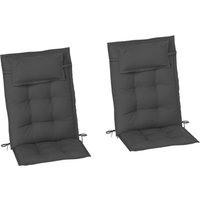 Outsunny Liegenauflage 2er Set dunkelgrau Polyester B/H/L: ca. 50x5x116 cm Outsunny Liegenauflage 2er Set dunkelgrau Polyester B/H/L: ca. 50x5x116 cm von Outsunny