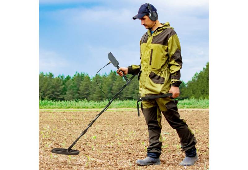 Outsunny Metalldetektor 5 Modi, tragbar, mit Alarm Spule LCD-Display, IP68 wasserdicht, für Hunt, Relikte, Dunkelgrau Outsunny Metalldetektor 5 Modi, tragbar, mit Alarm Spule LCD-Display, IP68 wasserdicht, für Hunt, Relikte, Dunkelgrau von Outsunny