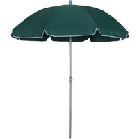 Outsunny Neigbarer Sonnenschirm achteckig für Garten Ø 2 m Metall-Polyester inkl. Transporttasche in Grün   Aosom von Outsunny