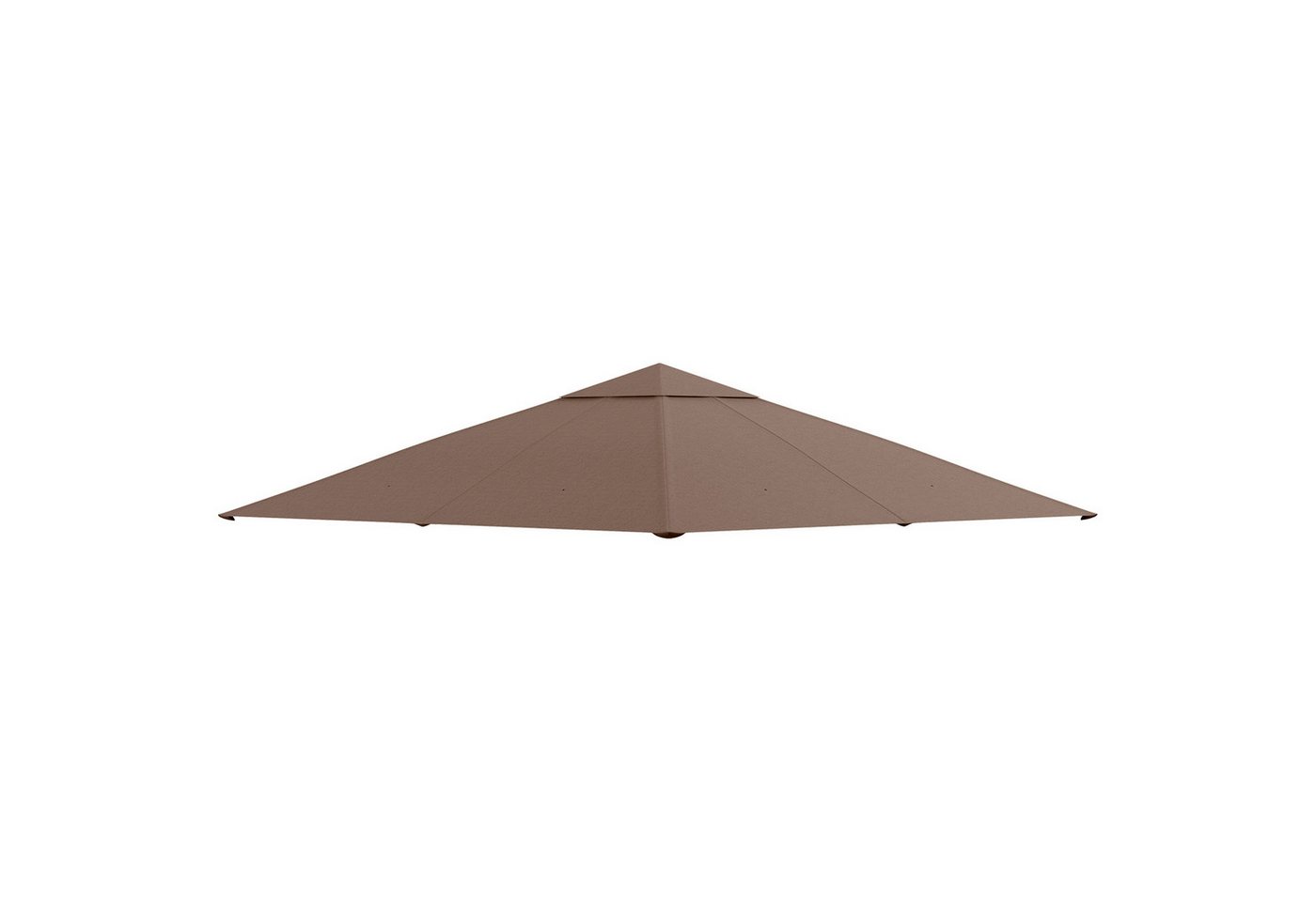 Outsunny Pavillon-Ersatzdach Pavillonabdeckung, Kaffee, 180 g/m², 295 x 295 cm (Ersatzdach, Pavillondach), 298x295 für Metall-Gartenpavillon von Outsunny