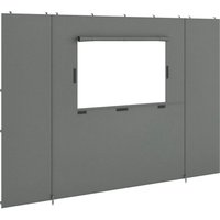 Outsunny Pavillon-Seitenwand dunkelgrau Polyester B/H/L: ca. 0,1x200x300 cm von Outsunny