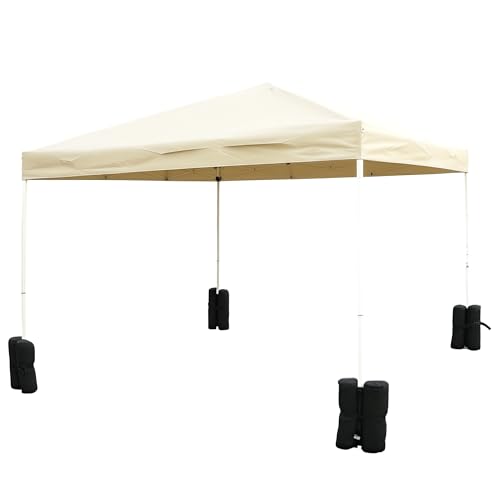 Outsunny Pavillon Standfuß für Faltpavillon Partyzelt Festzelt 4 Stück 4er-Set schwarz NEU von Outsunny