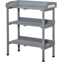 Outsunny Pflanztisch Gärtnertisch Blumentisch mit Metall-Arbeitsfläche und Holz 76x37x89cm ideal für Garten & Balkon   Aosom.de Outsunny Pflanztisch Gärtnertisch Blumentisch mit Metall-Arbeitsfläche und Holz 76x37x89cm ideal für Garten & Balkon   Aosom.de von Outsunny