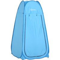 Outsunny Pop-Up-Duschkabine Instant Cabinet für Camping Polyester Blau   Aosom von Outsunny