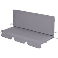 Outsunny Schaukelkissen aus Schaumstoff und Polyester für 3-Sitzer-Gartenschaukel mit Bändern, 2 Stück à 130x45x5 cm, Dunkelgrau Aosom Outsunny Schaukelkissen aus Schaumstoff und Polyester für 3-Sitzer-Gartenschaukel mit Bändern, 2 Stück à 130x45x5 cm, Dunkelgrau Aosom von Outsunny