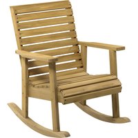 Outsunny Schaukelstuhl Schwingsessel mit Armlehne, Gartenstuhl Relaxstuhl für Balkon & Terrasse, belastbar bis 130 kg, Tannenholz hellbraun Aosom.de Outsunny Schaukelstuhl Schwingsessel mit Armlehne, Gartenstuhl Relaxstuhl für Balkon & Terrasse, belastbar bis 130 kg, Tannenholz hellbraun Aosom.de von Outsunny