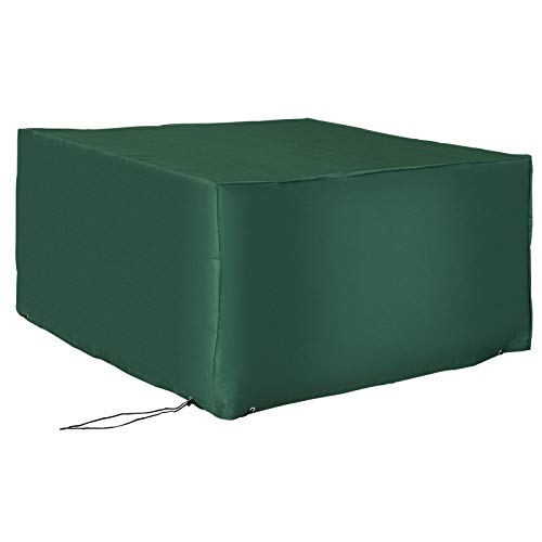 Outsunny Schutzhülle Abdeckung Abdeckhaube für Gartenmöbel 600D-Oxford Grün 135 x 135 x 75 cm von Outsunny